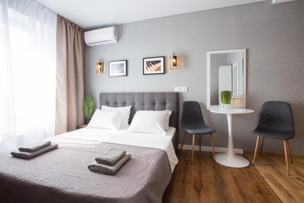 Studio With City View - Hrekivska Str. 5-1 哈尔科夫 外观 照片